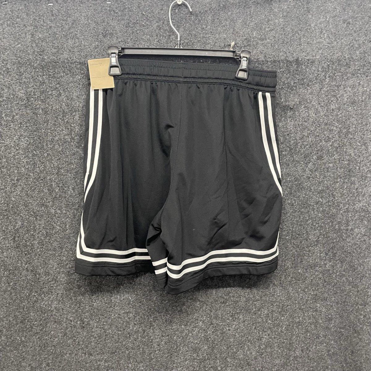 Nike Women's Loose Fit Basketball Shorts Black White Fly Swoosh NWT Sz M