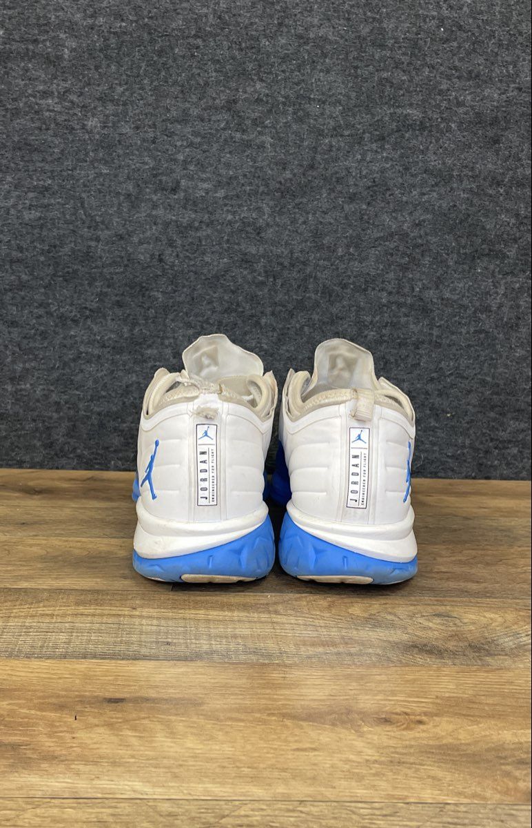Jordan Trainer 2 Flyknit White University Blue Training Shoes Size 12
