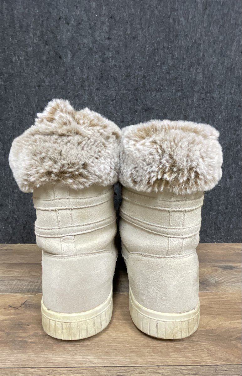 Swiss Tech Tan Faux Fur Trim Waterproof Cold Weather Winter Boots Size 11