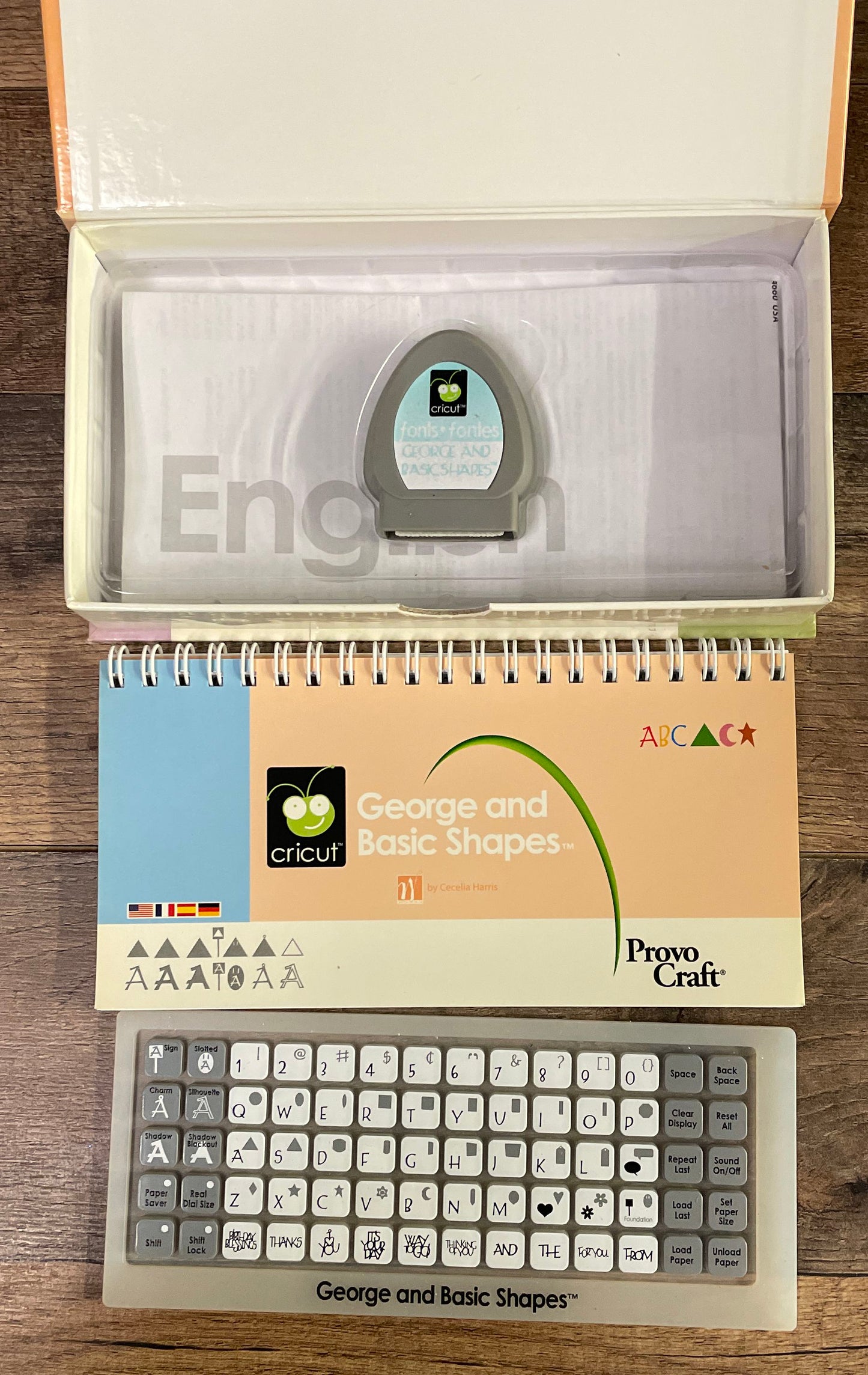 Cricut CRV001 Personal Electronic Cutter w/ George & Basic Shapes Cartridge