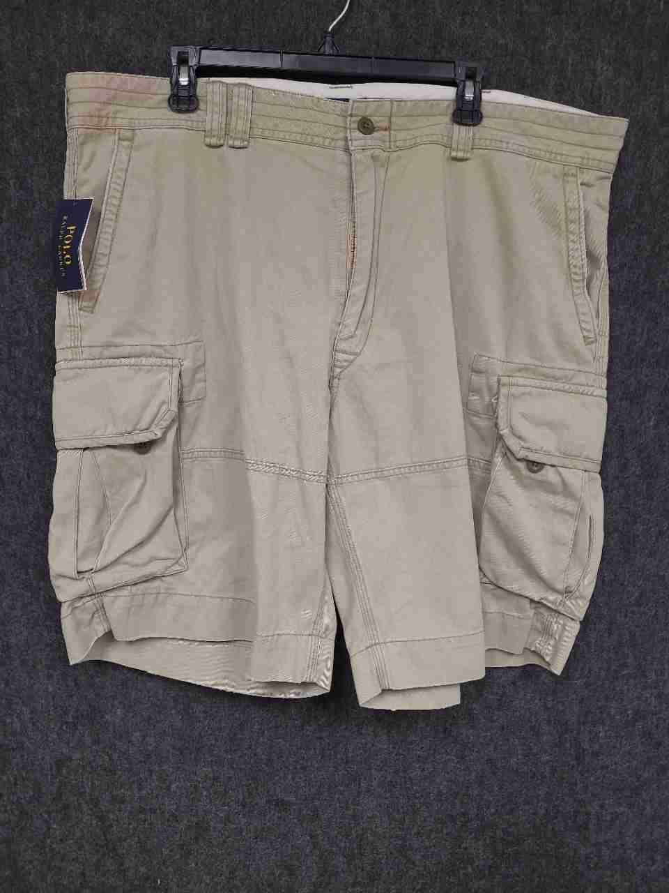 Polo Ralph Lauren Men's Classic Polo Chino Cargo Shorts Hudson Tan NWT Sz 42