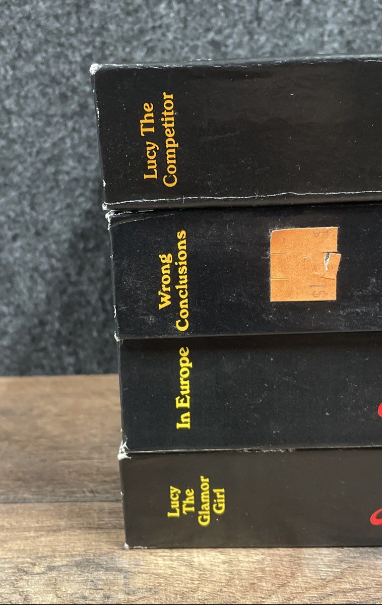 I Love Lucy Collector's Edition 4 VHS Tapes Lot Columbia House Video