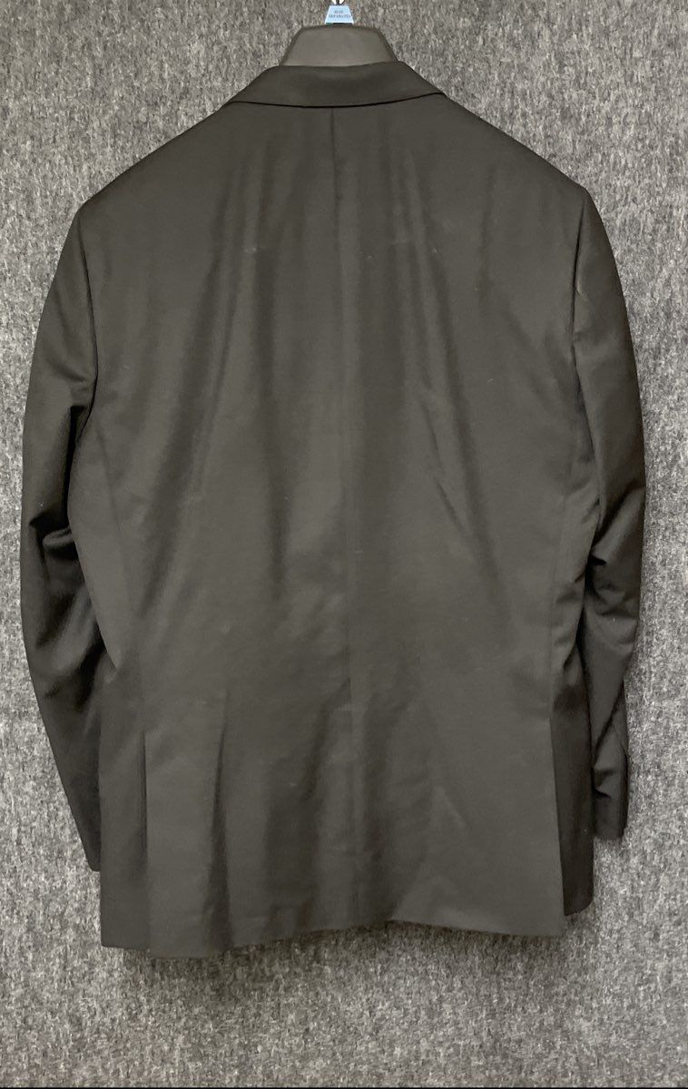 Van Heusen Jacket 44R & Michael Kors Pants 36x32 Men's Black Notch Lapel Suit