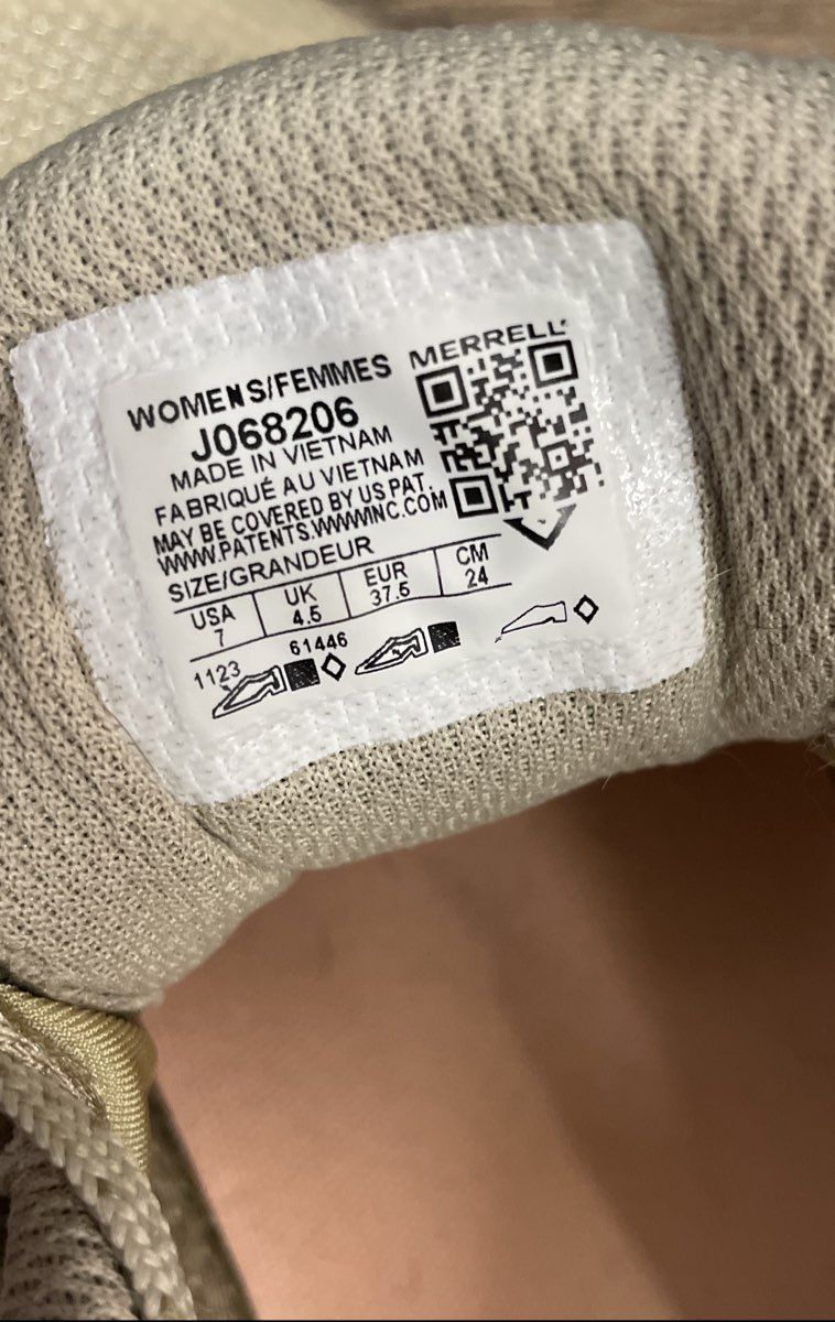Merrell Antora 3 J068206 Tan Peach Women's Trail Running Sneakers Size 7