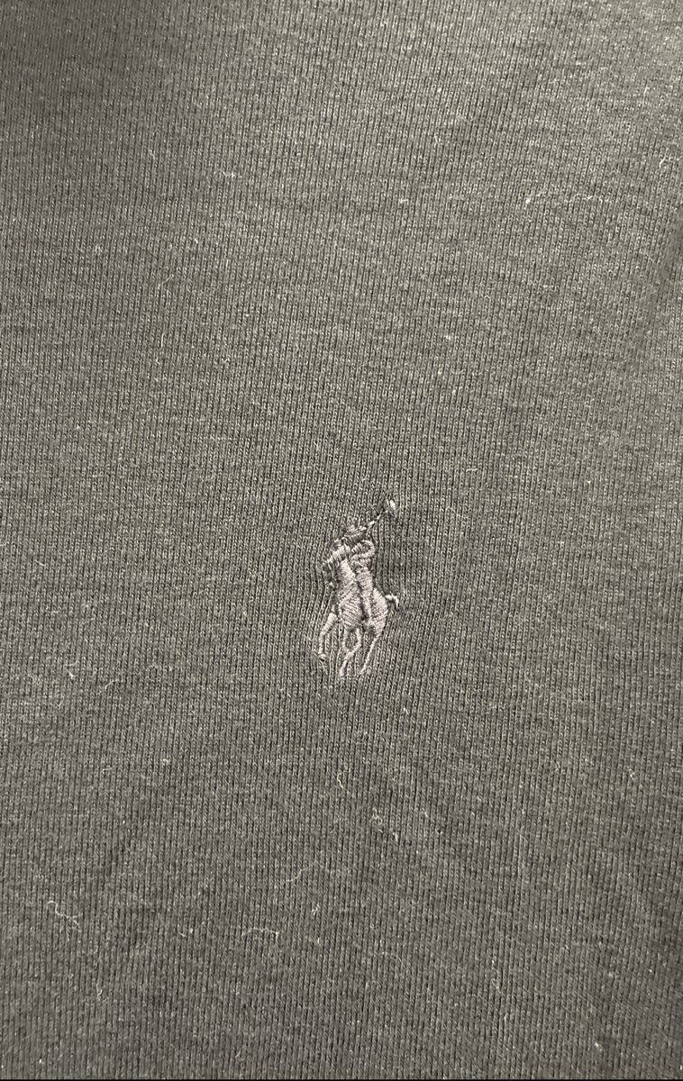 Polo Ralph Lauren Men's Turtleneck Shirt Black Long Sleeve Pony Logo Sz L