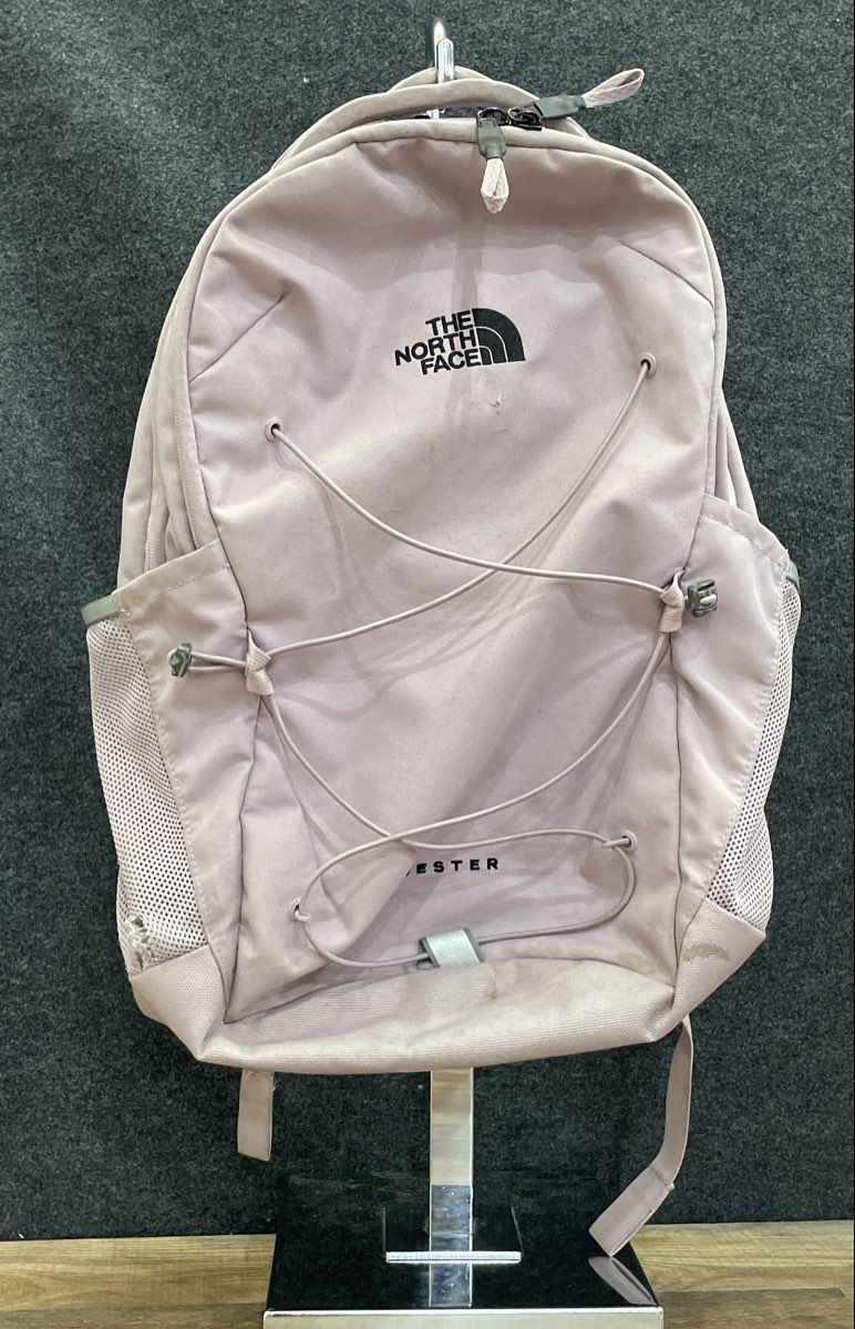 The North Face Pink Jester Backpack FlexVent Bungee Outdoor Daypack