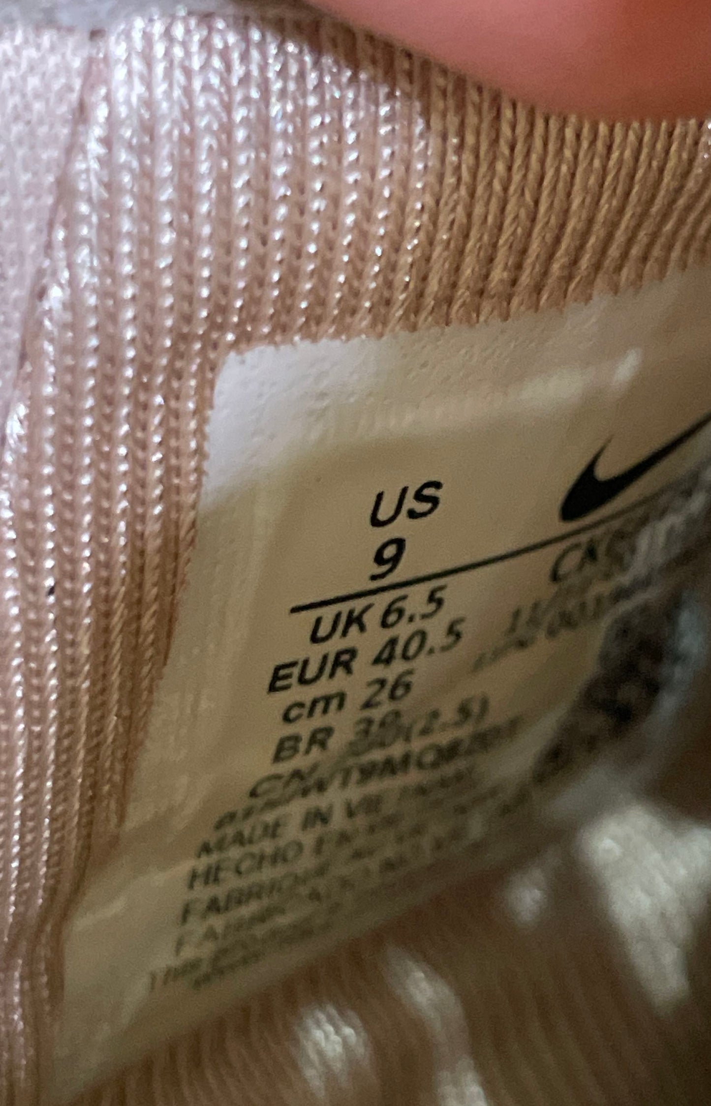 Nike Air Force 1 Low Pixel Particle Beige Women's Sneakers Size 9