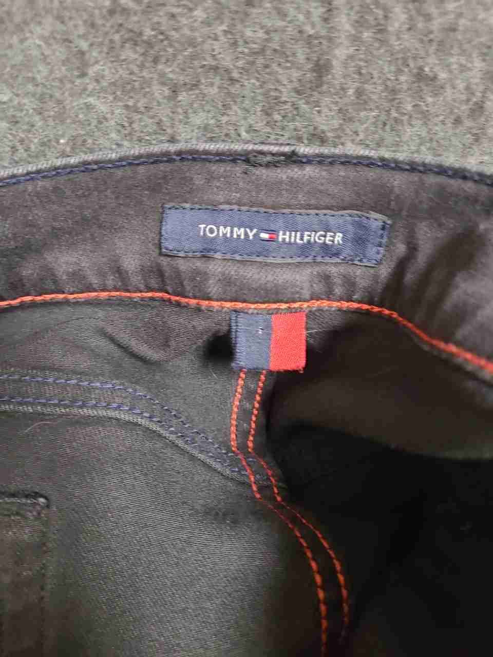 Tommy Hilfiger Men's Tommy Jeans Slim Fit Faded Black Denim Jeans Sz 38x30