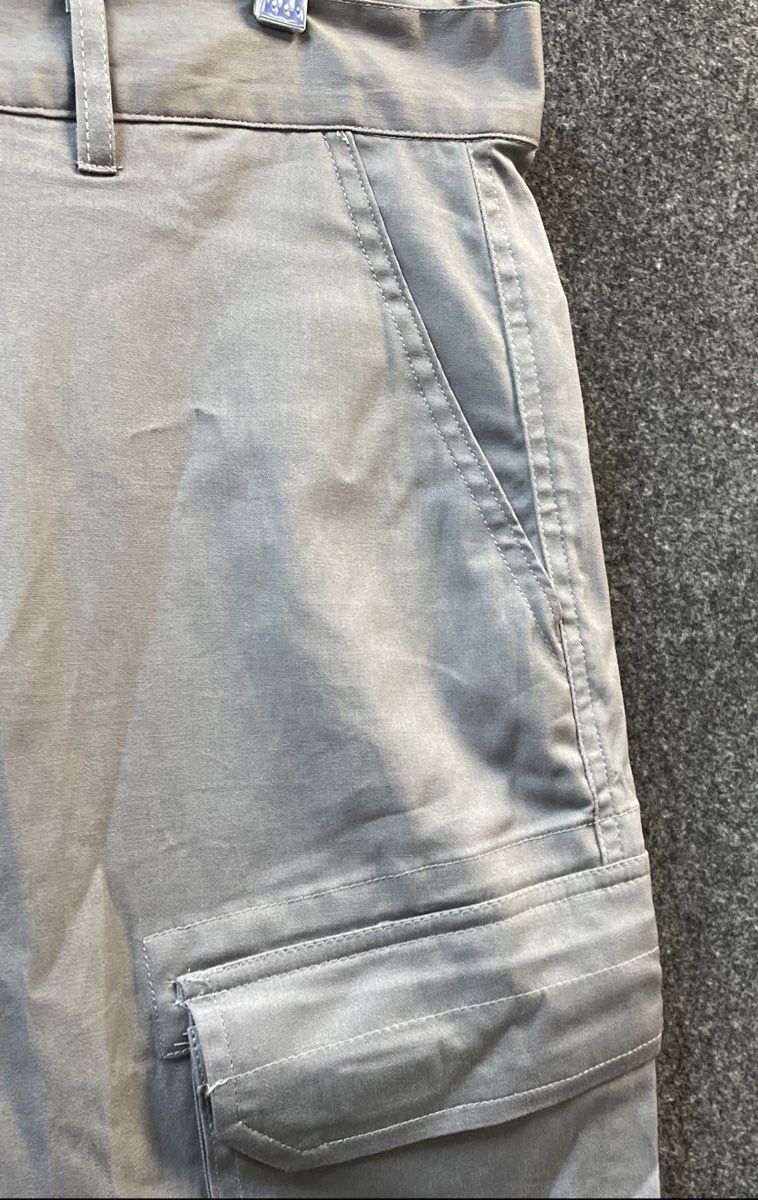 Blu Rock Men's Grey Cotton Blend Cargo Shorts Size 34 NWT