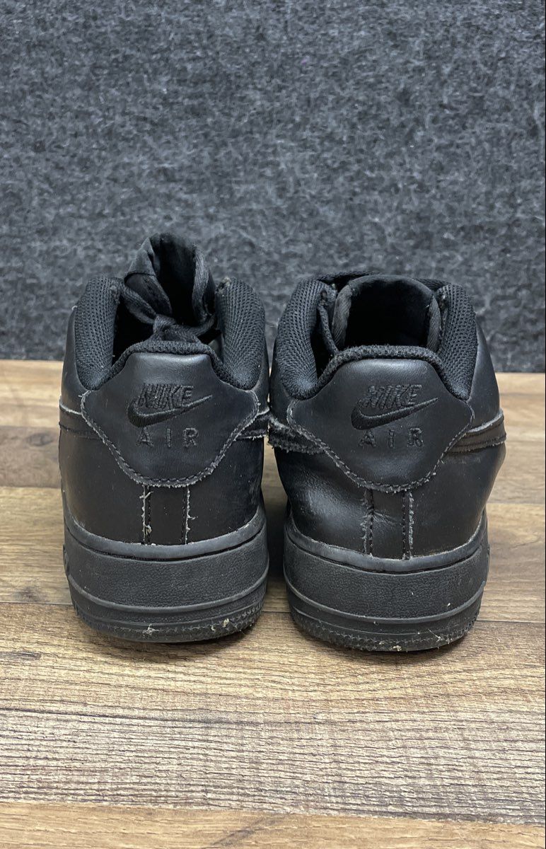 Nike Air Force 1 Low Triple Black GS Sneakers Size 7Y DH2920-001
