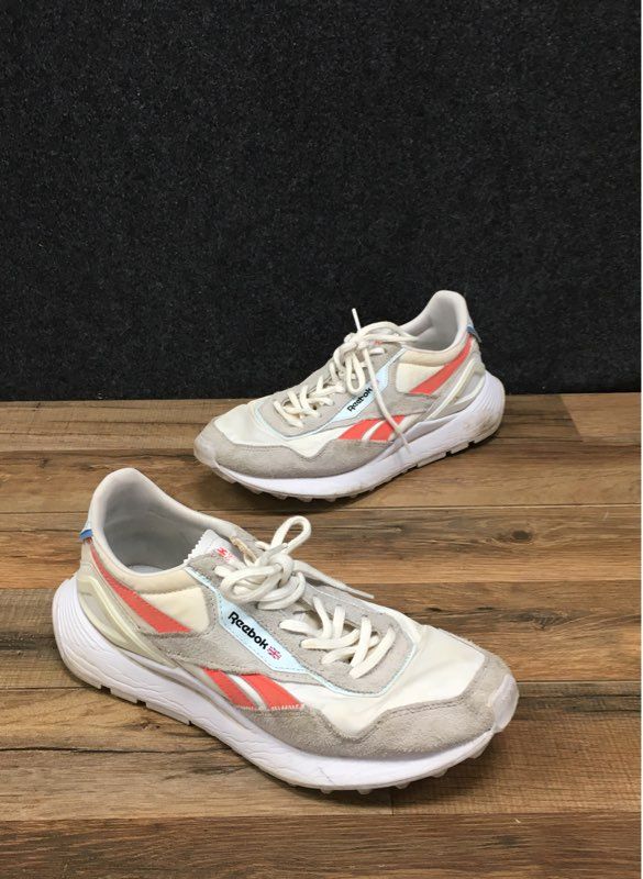 Reebok Legacy 83 Chalk Alabaster Future Teal Sneakers Women's Size 8.5