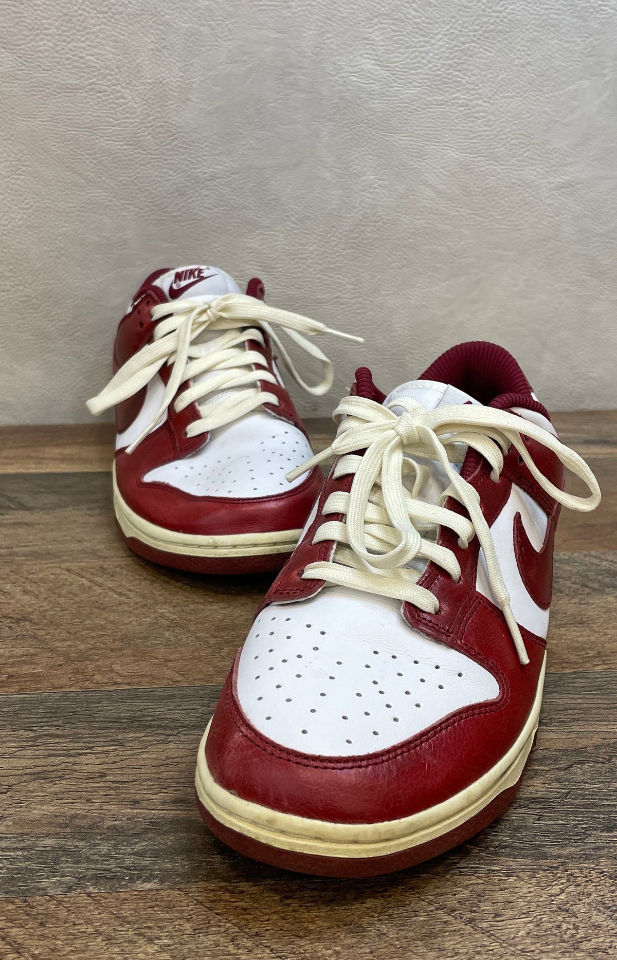 Nike Dunk Low Team Red Sail Women's Sneakers FJ4555-100 Size 9