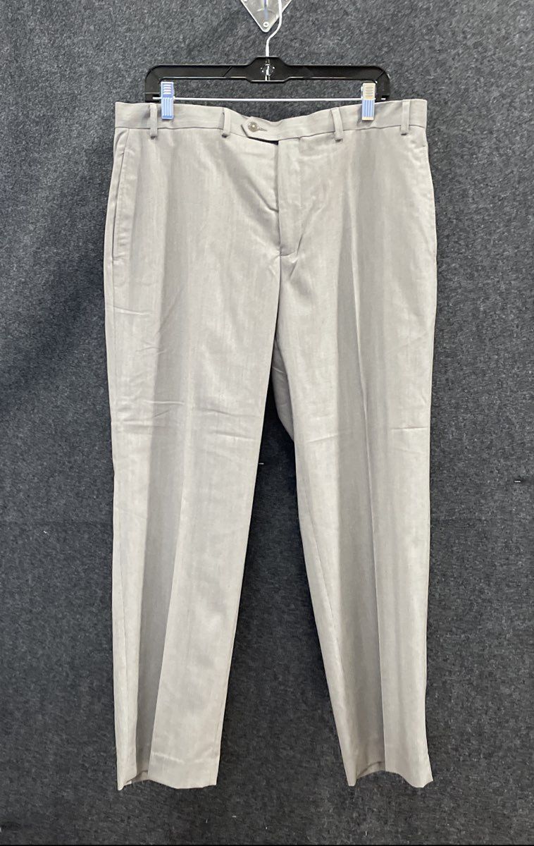 Lauren Ralph Lauren Men's Grey Dress Pants Flat Front Washable NWT Sz 36x30