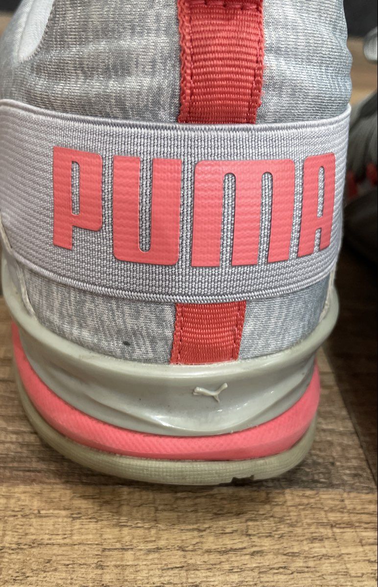 Puma Cell Vive Clean Grey Pink Women's Running Shoes Size 11