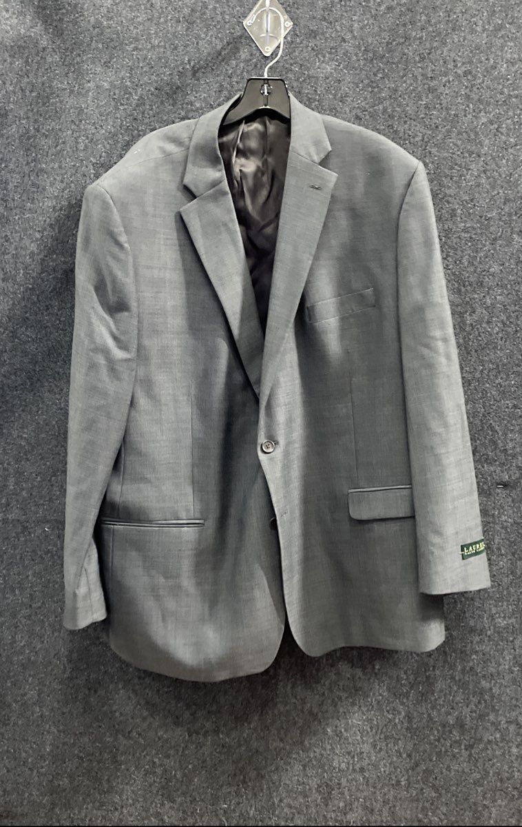 Lauren Ralph Lauren Men's Gray Wool Blend 2-Button Blazer Sport Coat Sz 50R