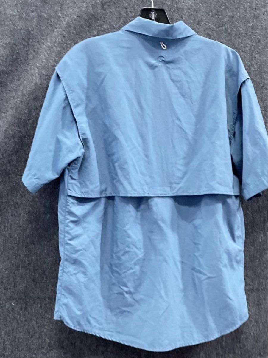 Magellan Outdoors Men's Teal Angler Fit MagWick Fishing Shirt Sz S