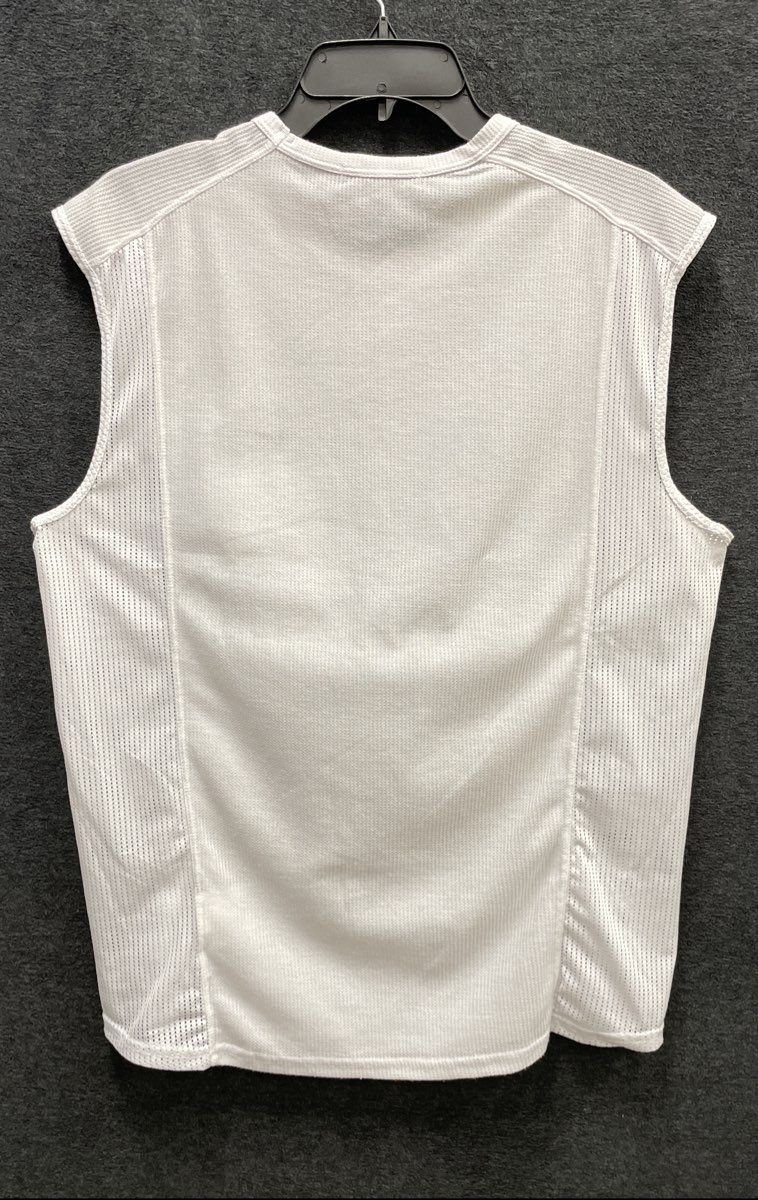 Vintage Y2K Nike Sphere Men's White Mesh Panel Sleeveless Training Shirt Sz M