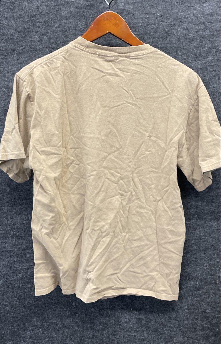Dragon Ball Super Vegeta Primitive Skateboarding T-Shirt Beige Anime Sz M
