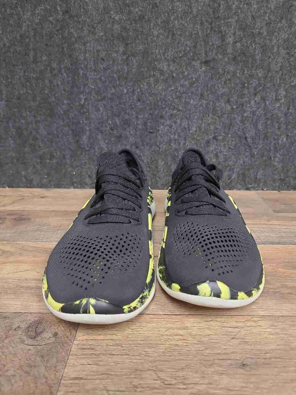 Crocs LiteRide 360 Pacer Black Citrus Marbled Men's Sneakers Size 8