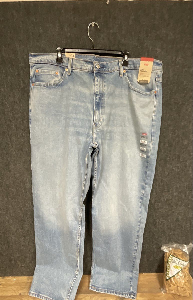 Levi's Men's 550 Relaxed Big & Tall Blue Stretch Jeans Sz 44x32 NWT