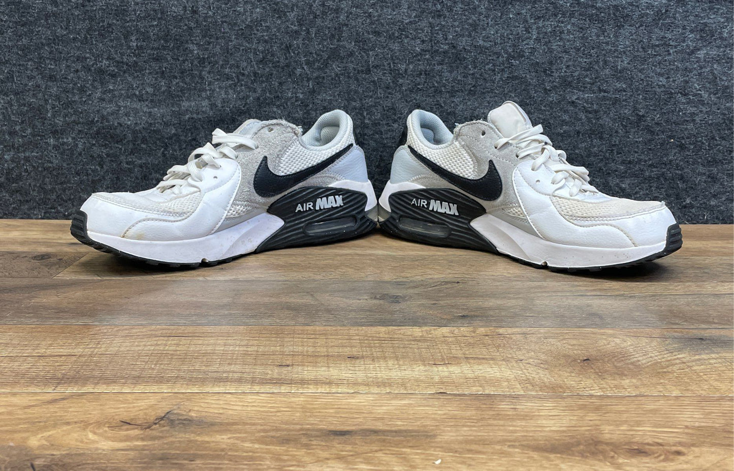 Nike Air Max Excee White Black Pure Platinum Low Top Sneakers Men's Size 8