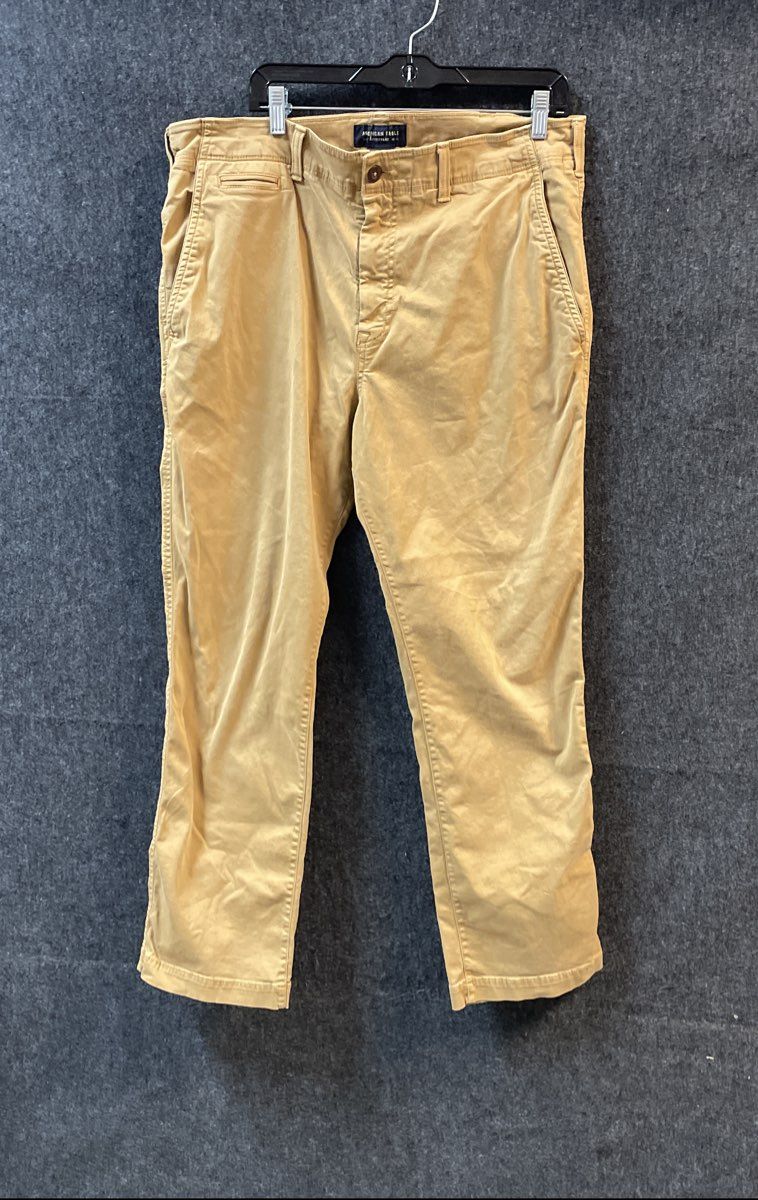American Eagle Men's Tan Khaki Extreme Flex Chino Pants Sz 38x32