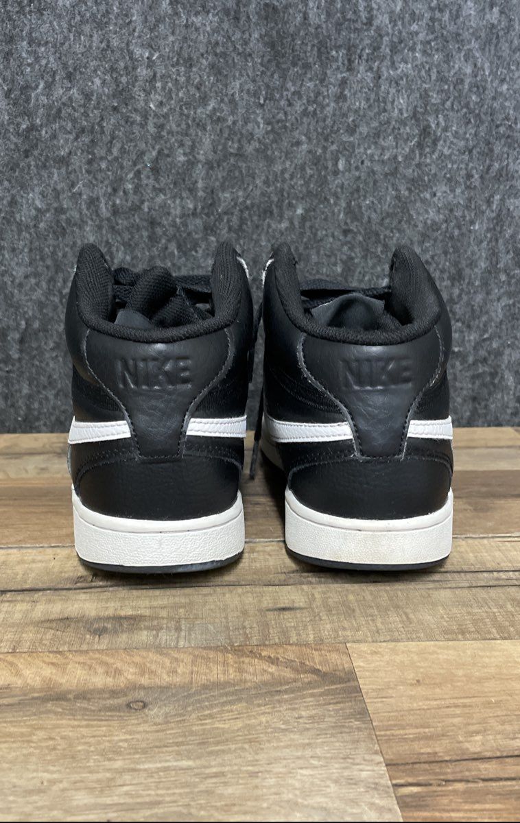 Nike Court Vision Mid Next Nature Black White Women's Sneakers Size 7