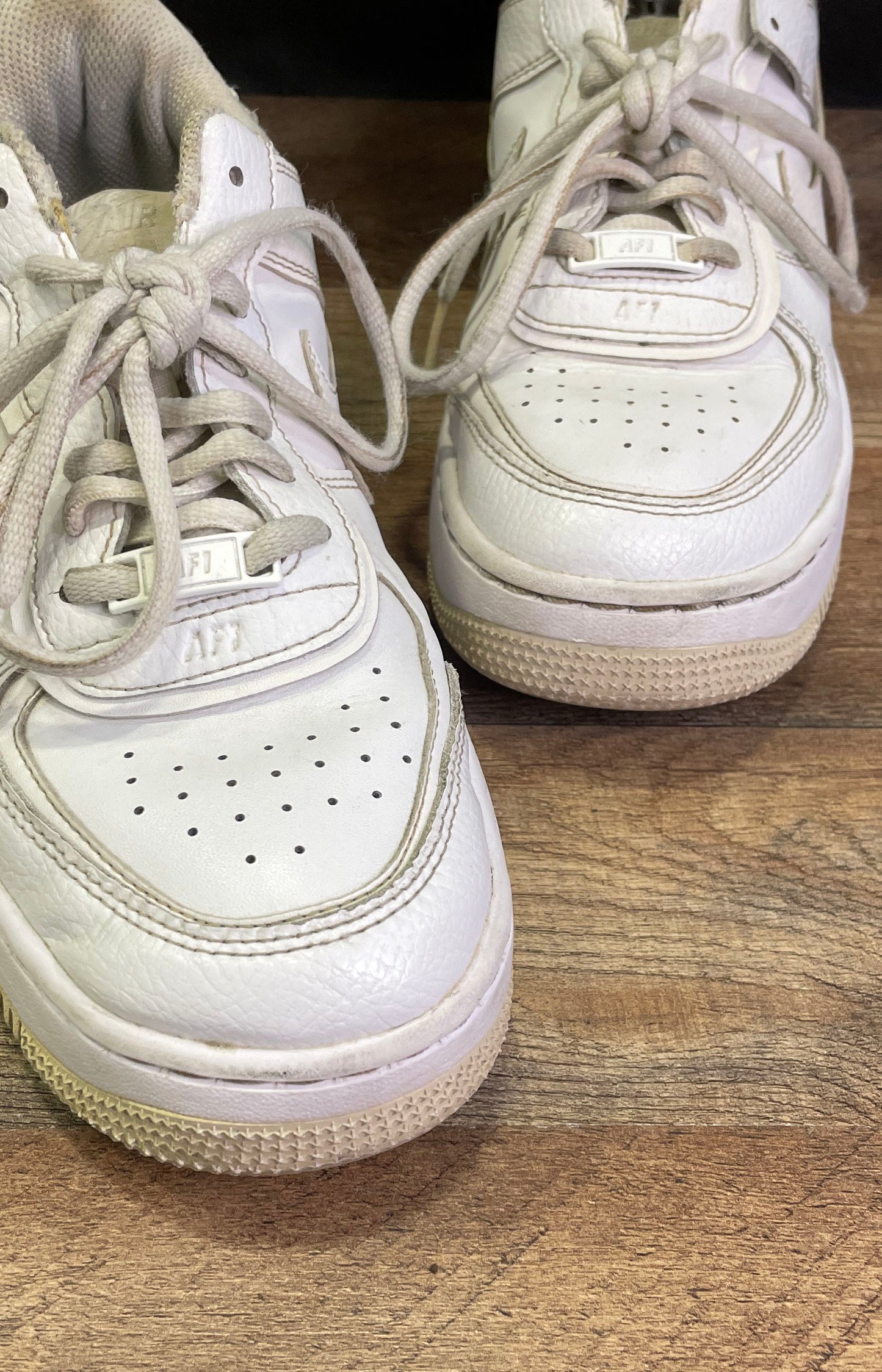 Nike Air Force 1 Shadow Triple White Women's Sneakers Size 8