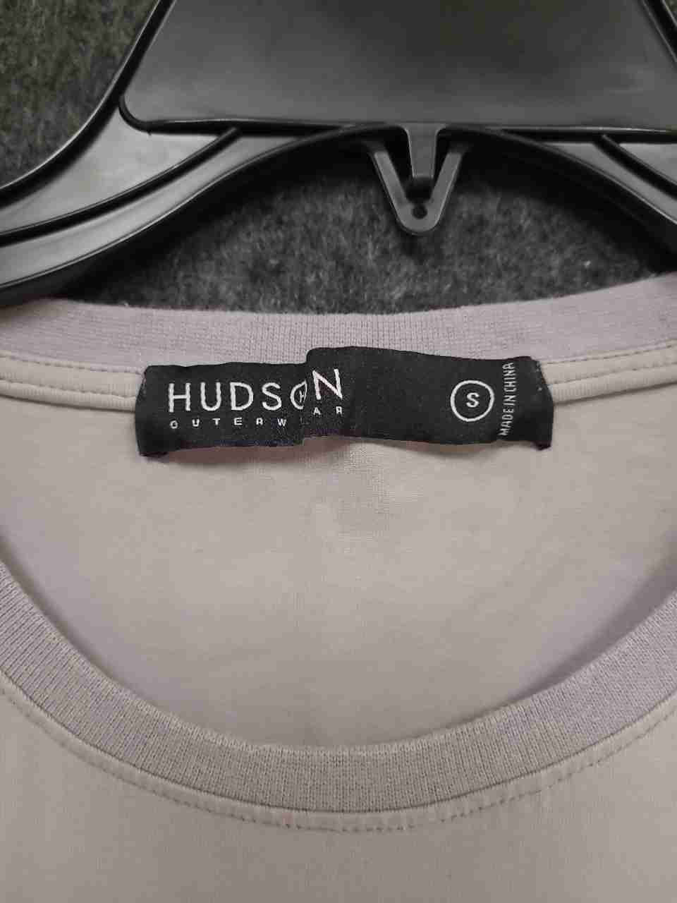 Hudson Outerwear Men's T-Shirt Tan NASA Space Shuttle Mission Patches Sz S