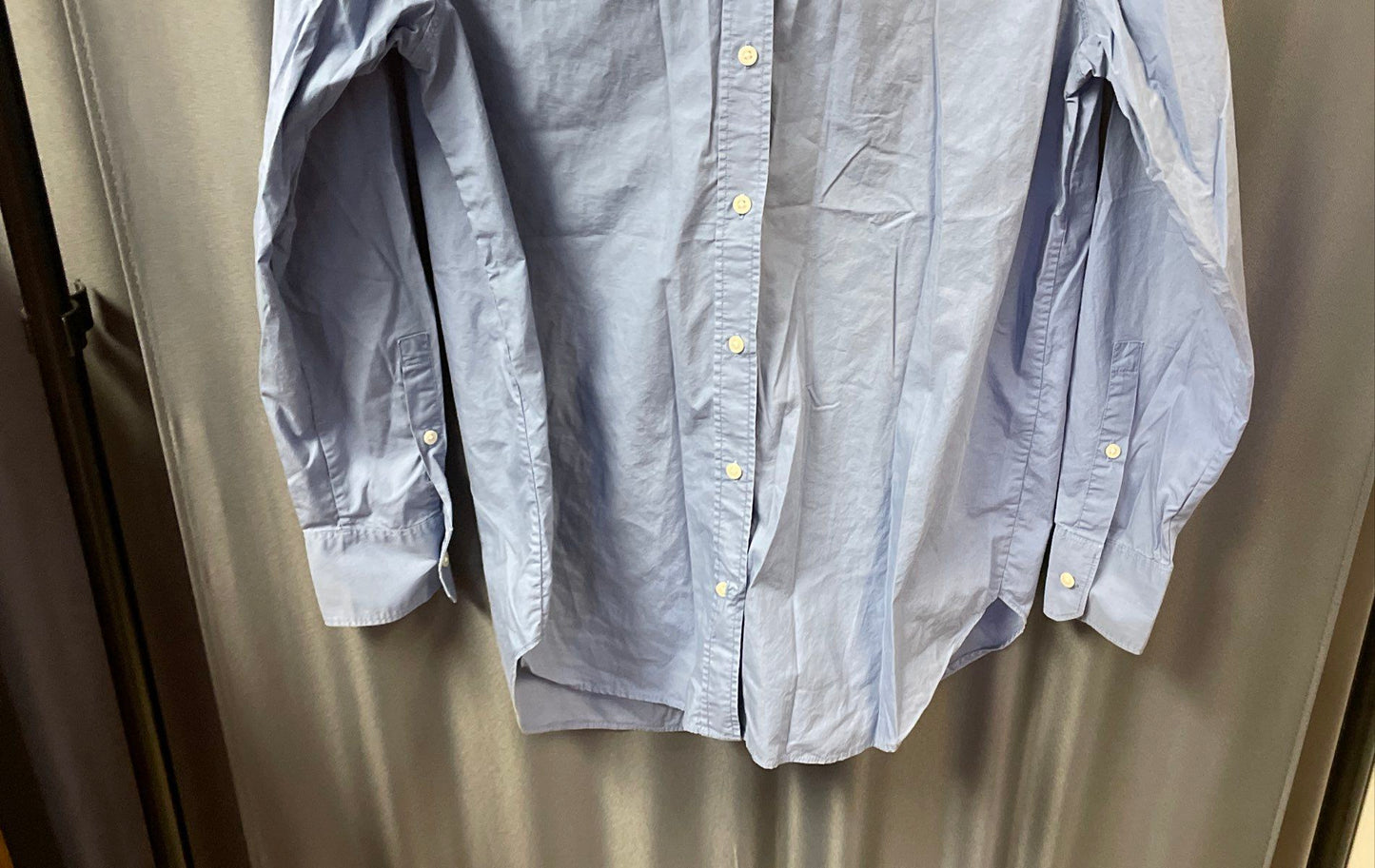 Everlane Women's Blue Cotton Oxford Button Down Shirt Sz 2
