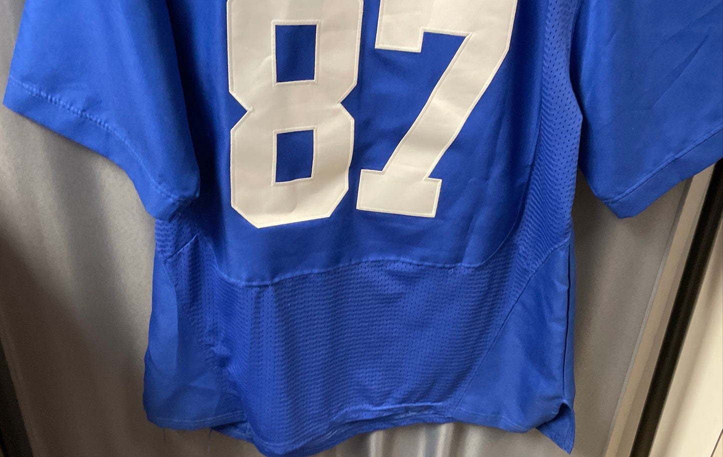 Nike Men's NY Giants Sterling Shepard #87 On Field Blue Football Jersey Sz 44