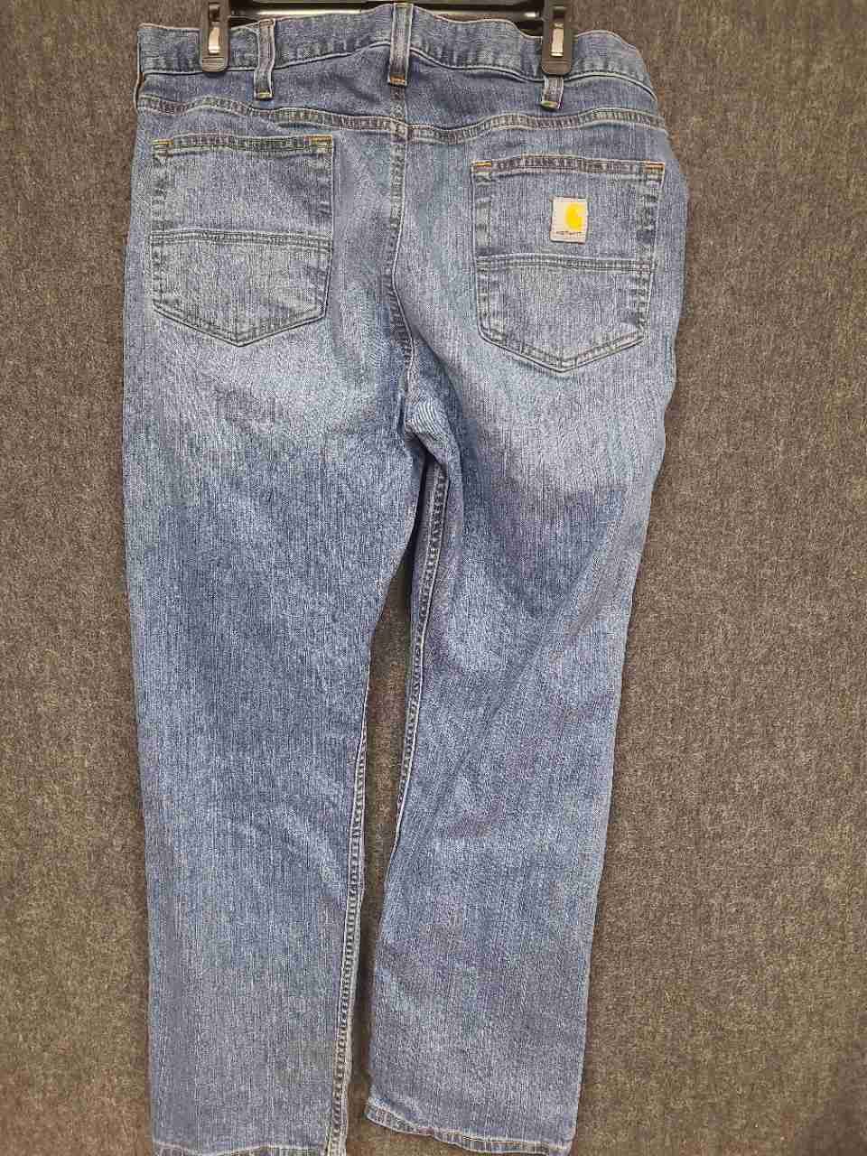 Carhartt Men's Blue Relaxed Fit Denim Jeans Sz 36x30