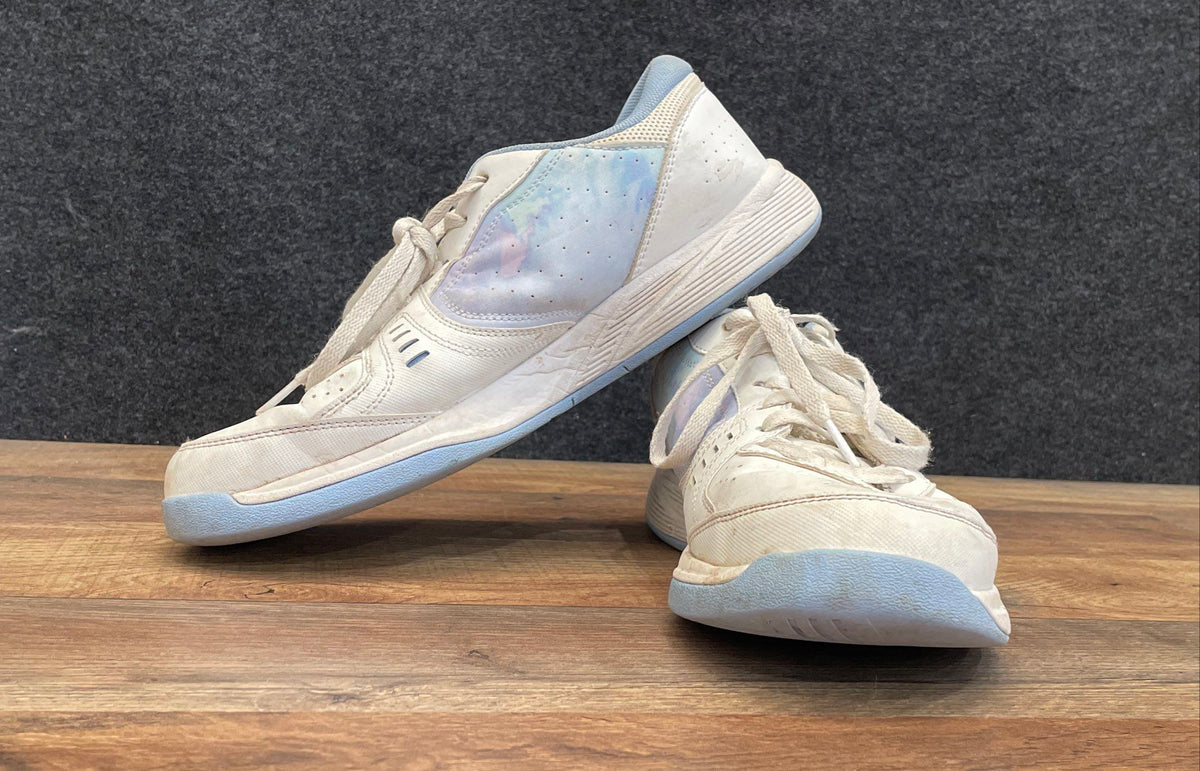 Skechers Relaxed Fit SKX Pickleball White Blue Lavender Tie Dye Size 10.5