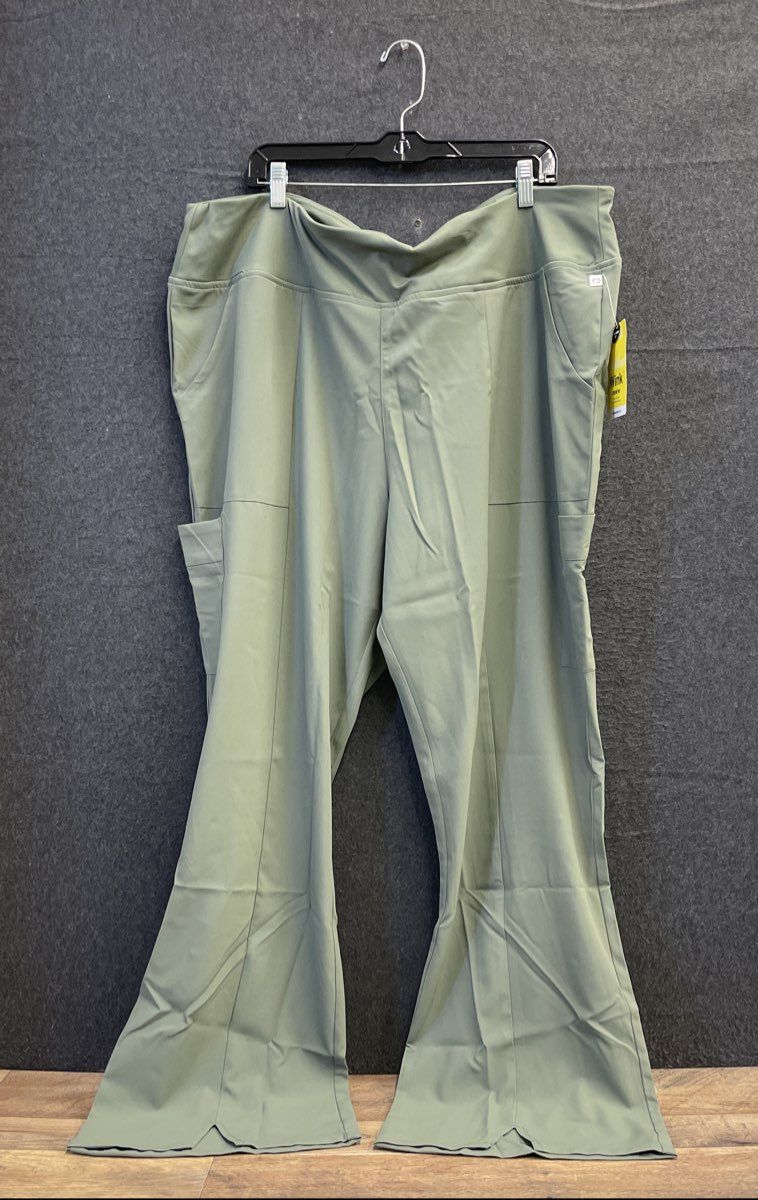 Wink Women's Renew Scrub Set Olive Green Modern Fit Top Pants Sz 2X NWT
