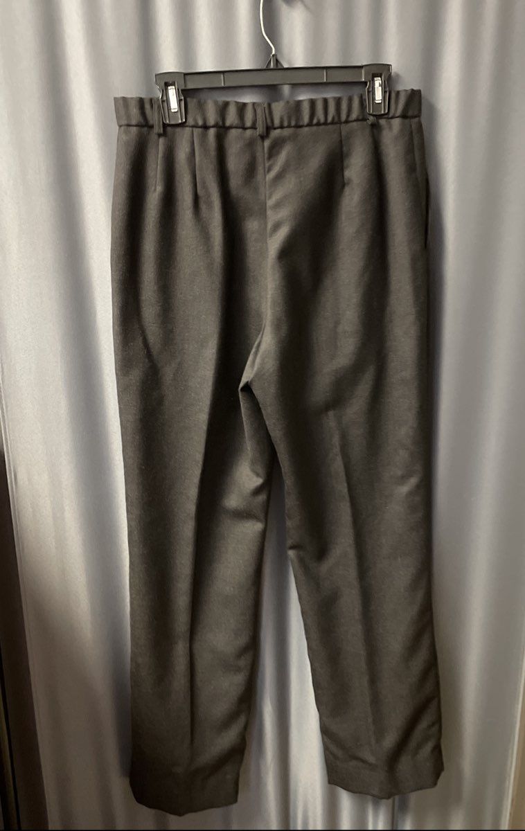 Vintage 90s Pendleton Women's Charcoal Gray Virgin Wool Dress Trousers USA Sz 8