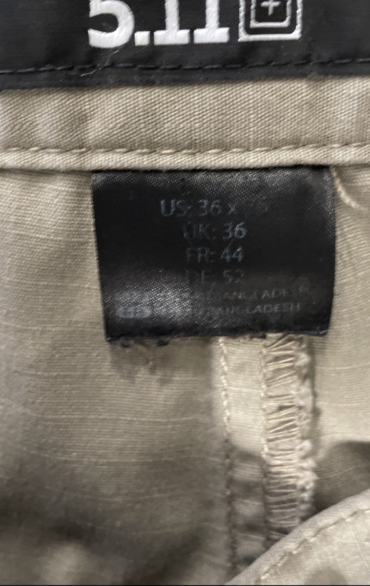 5.11 Tactical Men's Khaki Cargo Pants Utility Reinforced Knee Sz 36x36