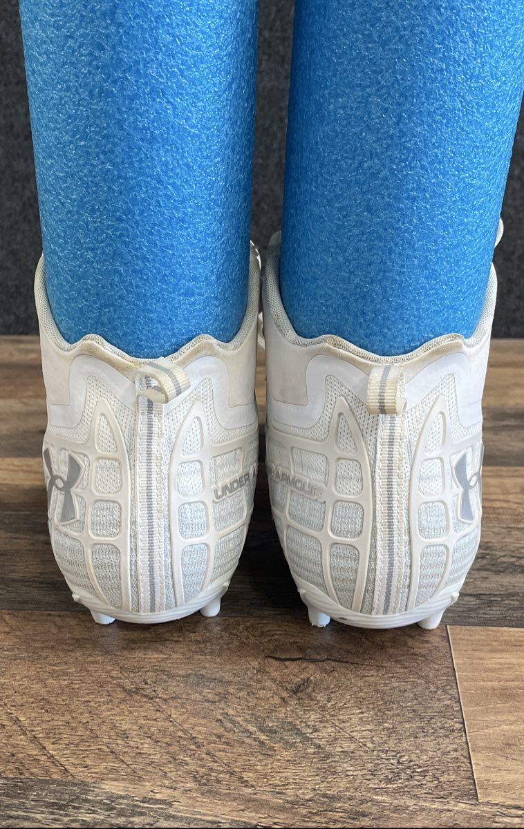 Under Armour Highlight MC High Top Football Cleats White Size 10.5