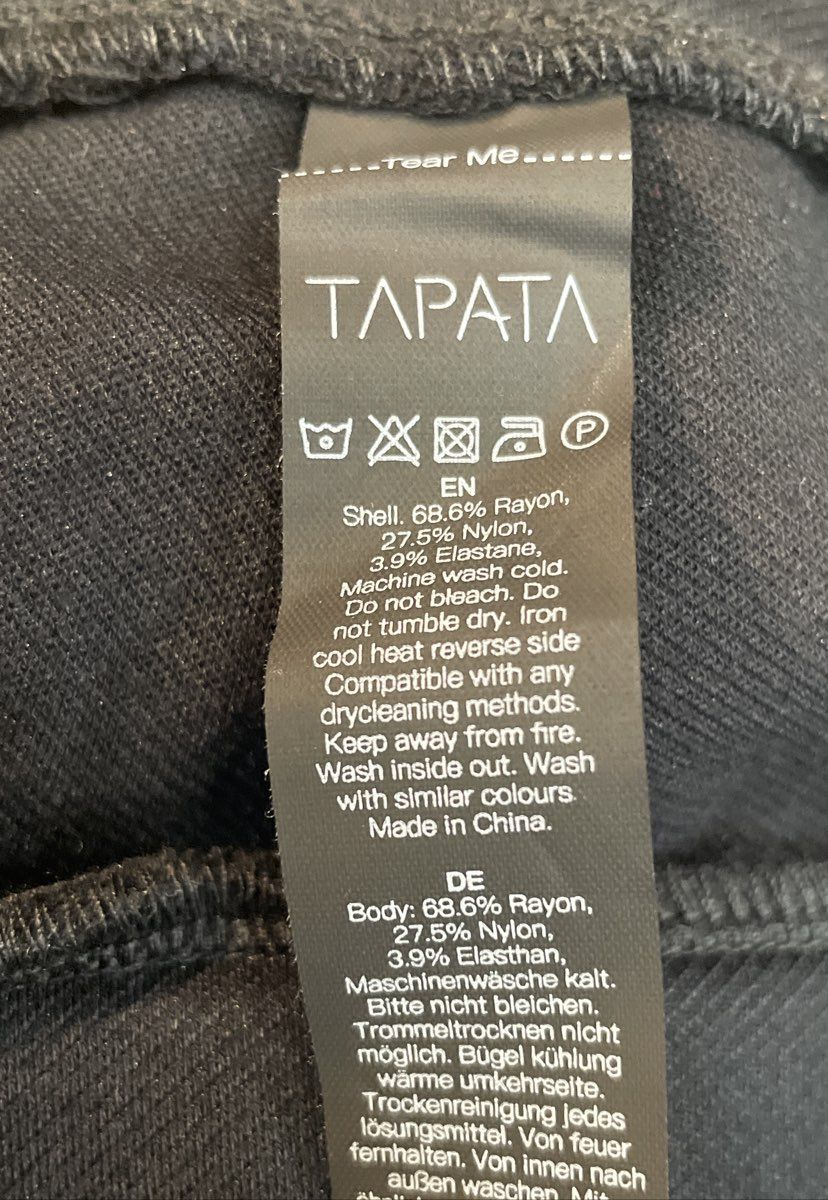 Tapata Women's Black Pull-On Stretch Capri Pants 19" Inseam Office Work Sz XL 16
