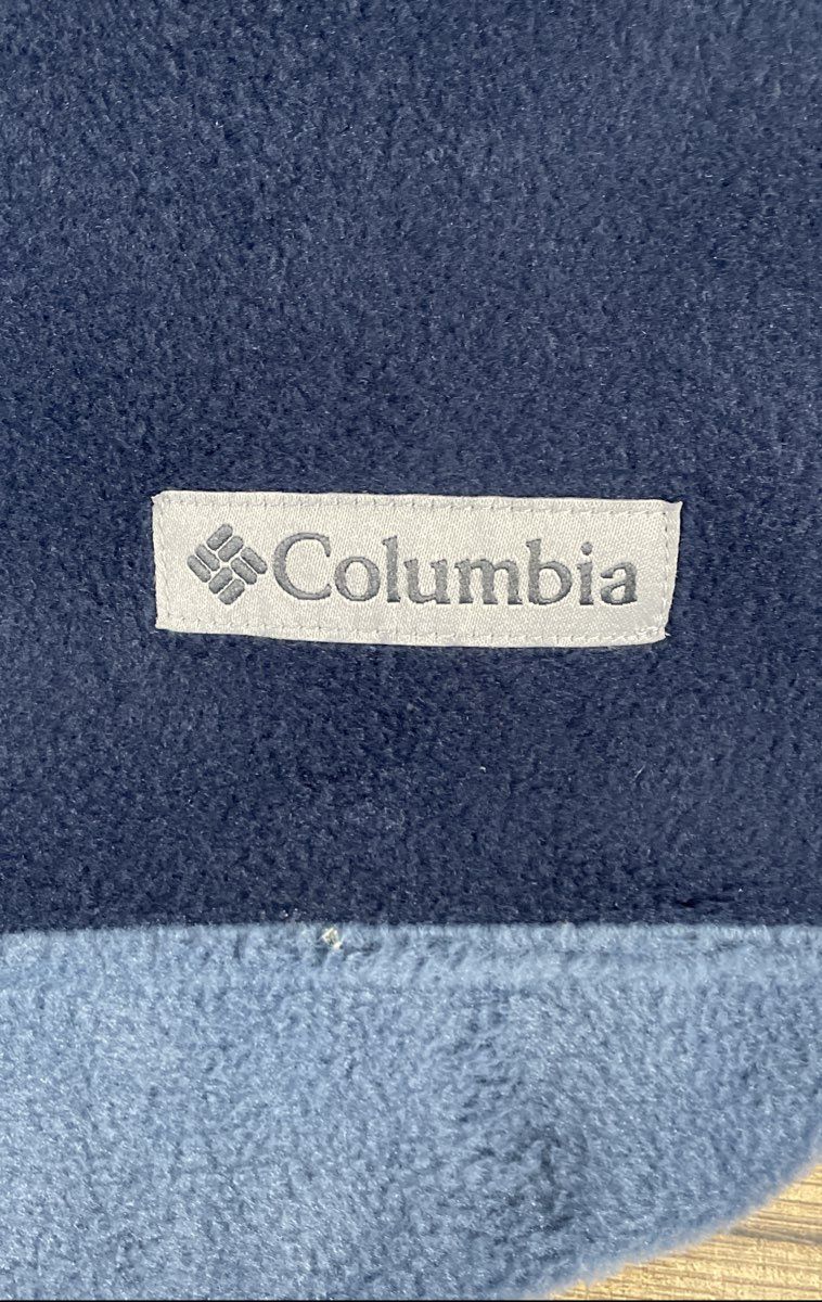 Columbia Men's Blue Colorblock Steens Mountain Half Zip Fleece Pullover Sz XXL
