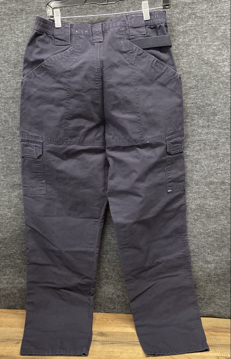 5.11 Tactical Men's Navy Blue Cotton Canvas Cargo Pants 74251 Size 32x34