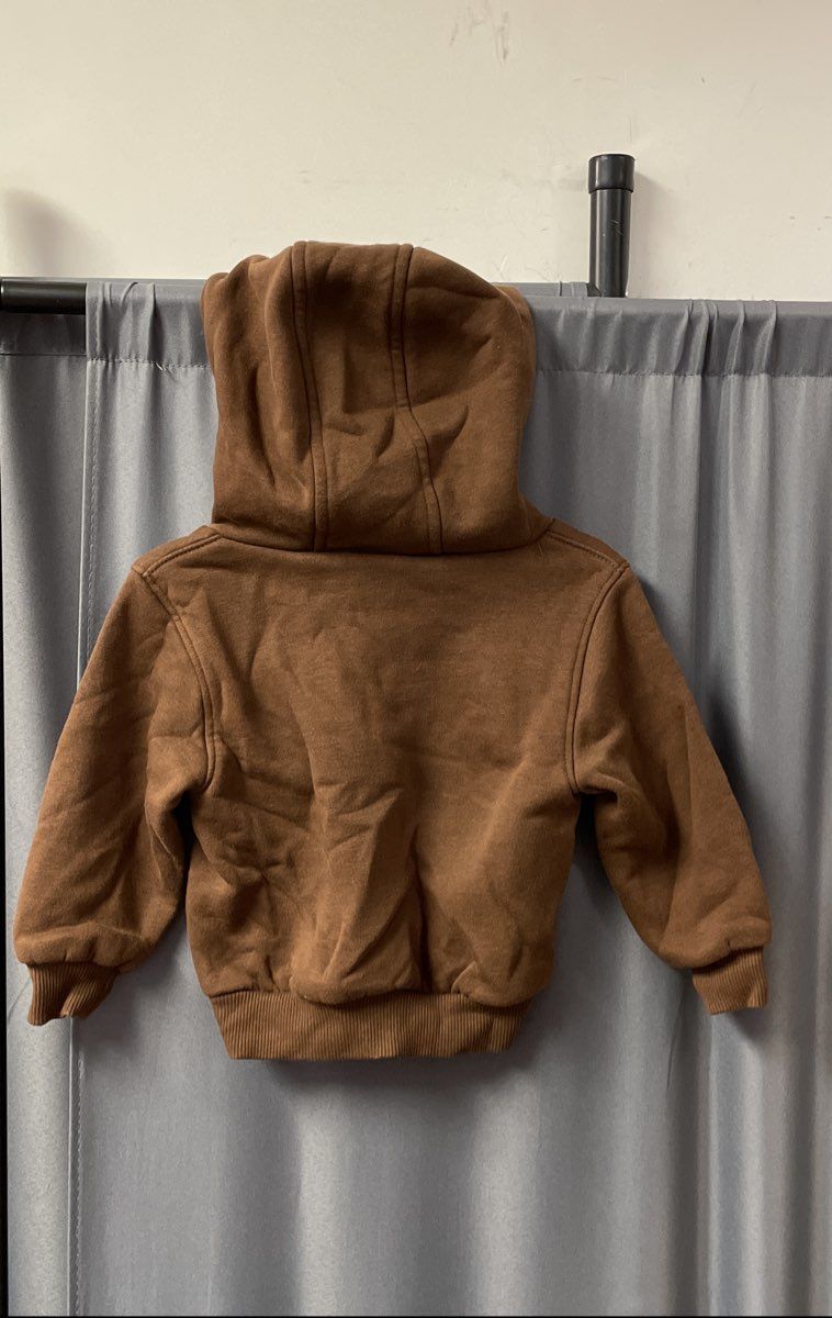 Nike Baby Brown Logo Hoodie and Sweatpants Fleece Sweat Suit Sz 18M
