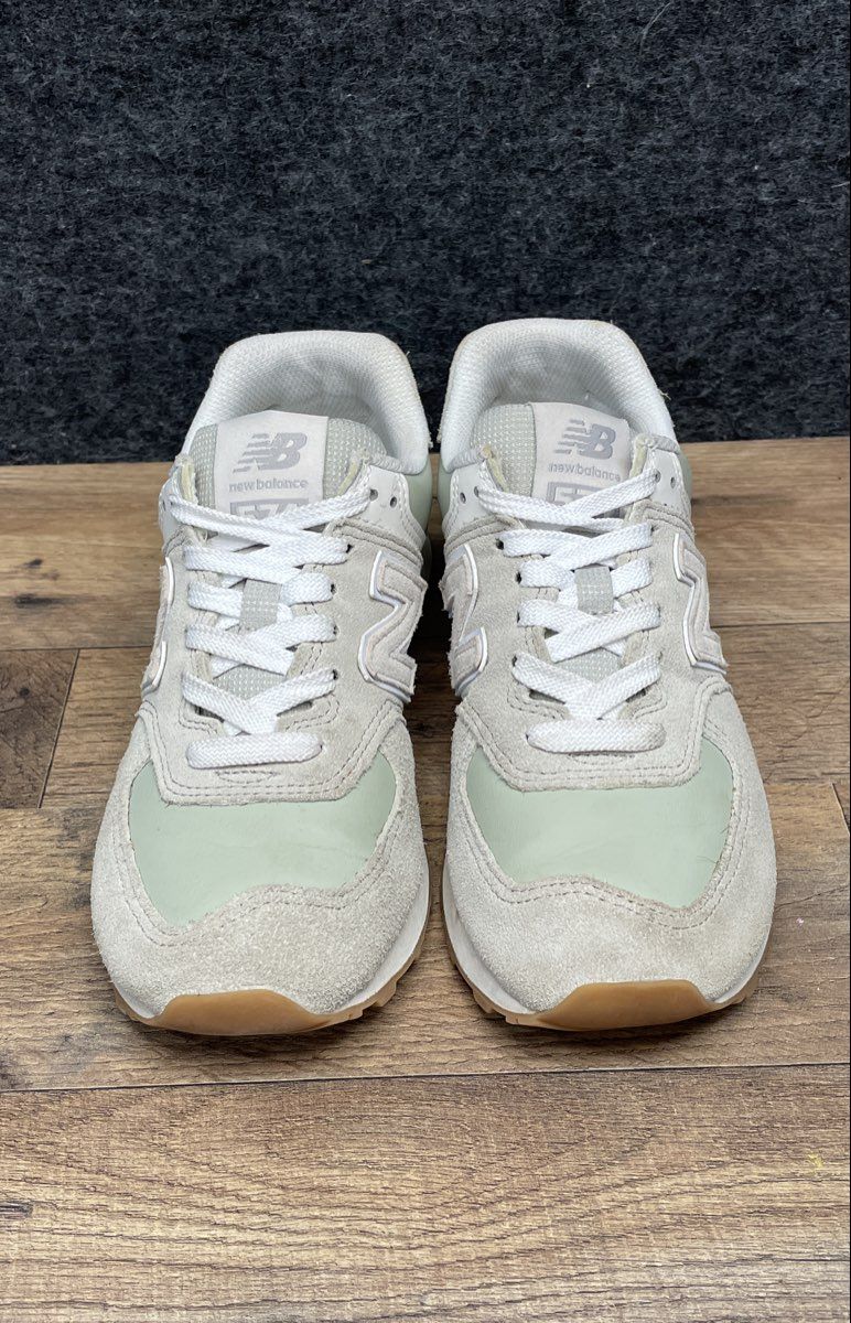 New Balance 574 Sage Off White Women's Sneakers Size 7 WL574QD2
