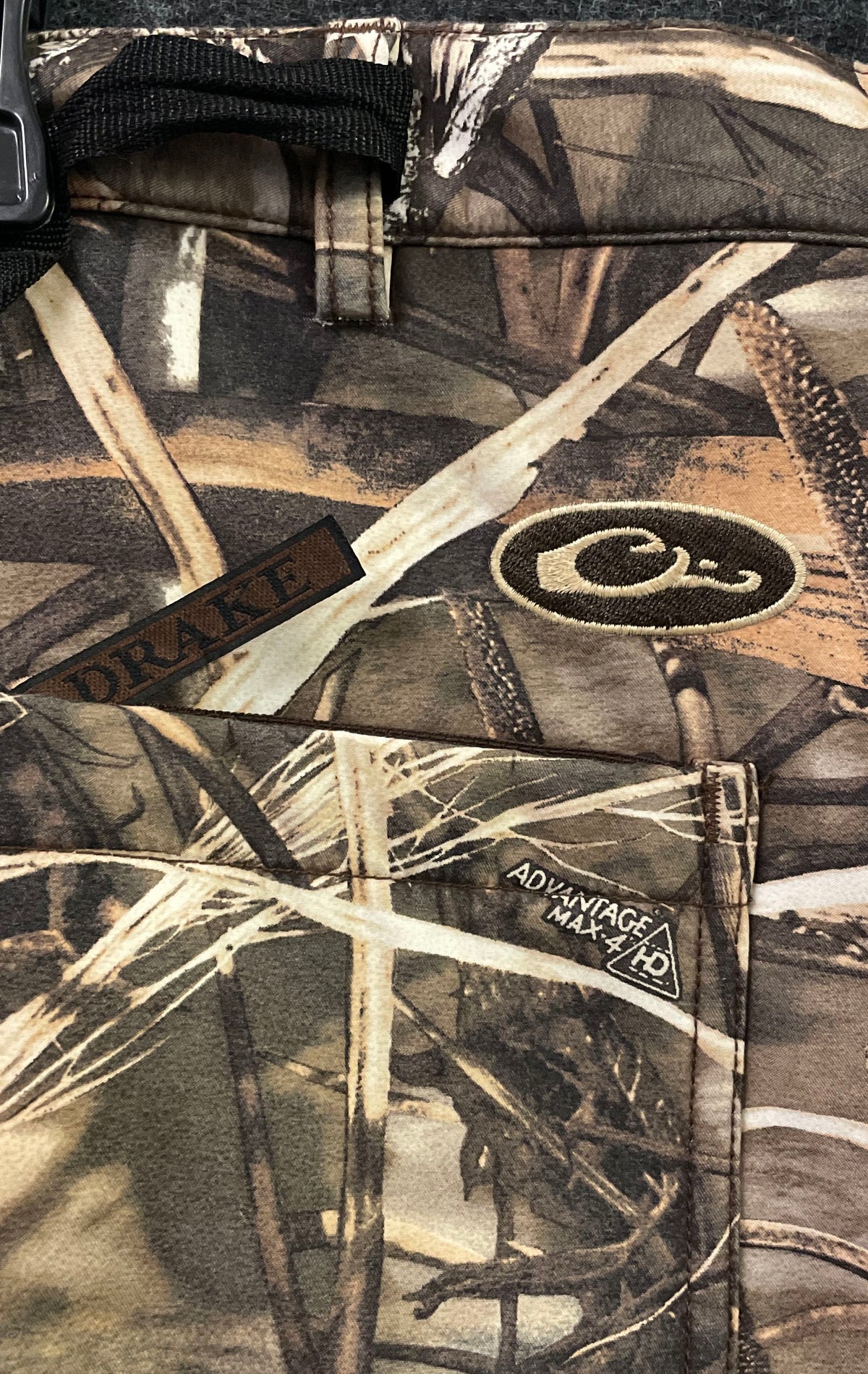 Drake Waterfowl Men's Advantage Max-4 HD Camouflage Hunting Pants Sz XL 40-42