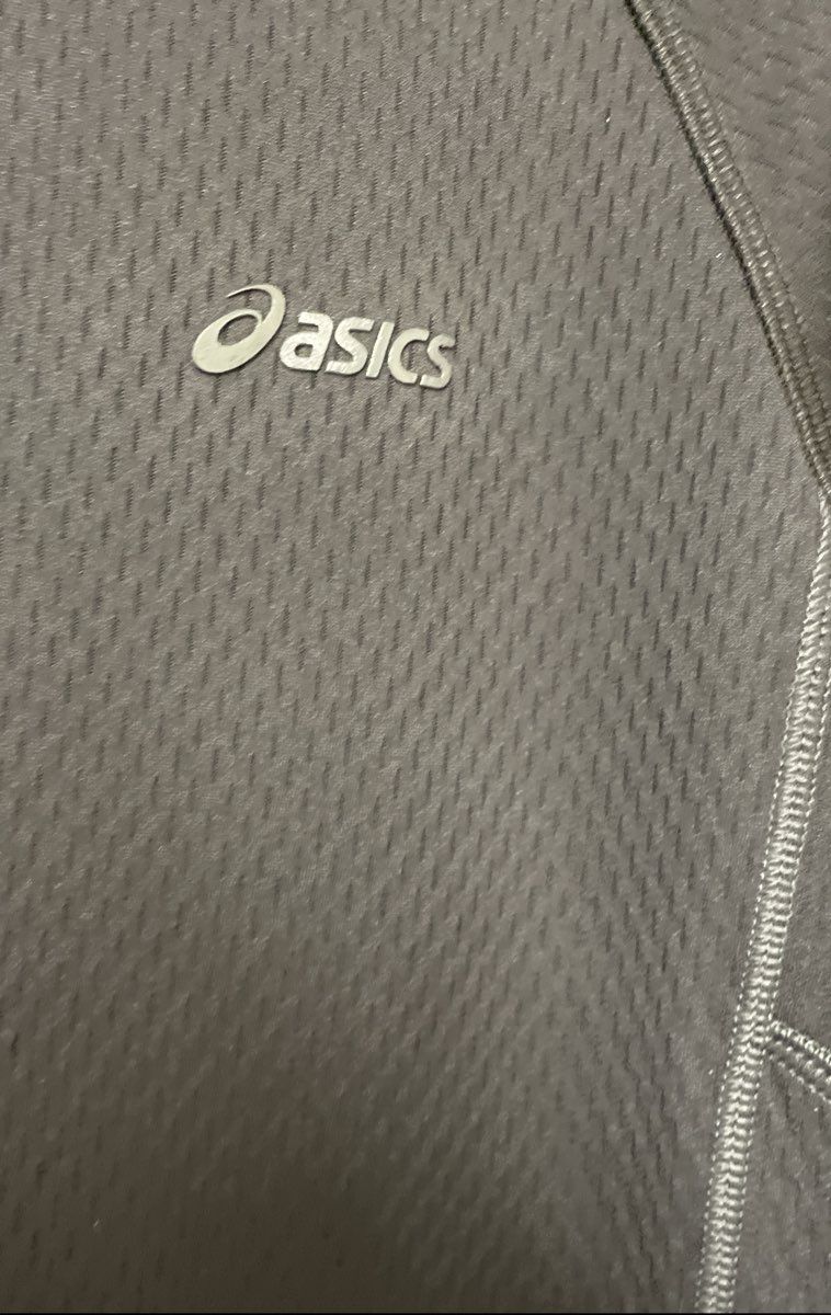 ASICS Men's Black 1/3 Zip Pullover Active Trainer Jacket Textured Sz XL
