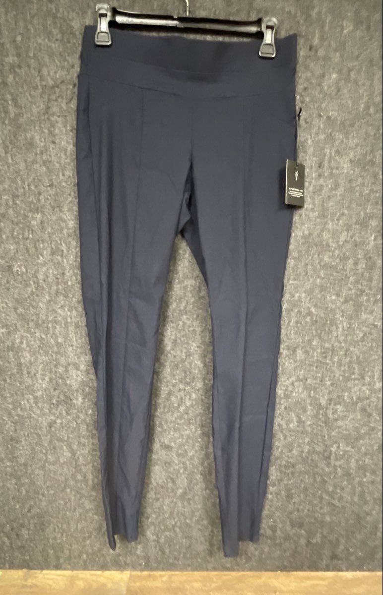 Simply Vera Vera Wang Women's Navy Blue Skinny Mid Rise Ultra Stretch Pants Sz S