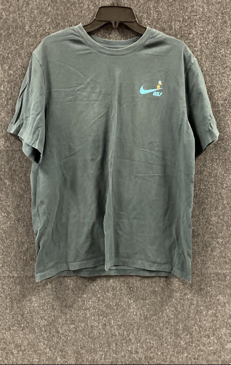 Nike Men's Dark Gray Ridin Birde Golf Cart Graphic T-Shirt XL