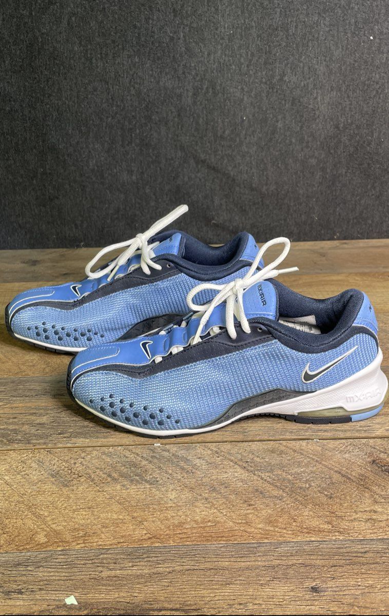 Vintage 2003 Nike Air Max Tailwind IV Light Blue Running Shoes Women's Size 7.5