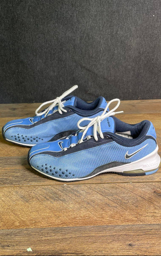 Vintage 2003 Nike Air Max Tailwind IV Light Blue Running Shoes Women's Size 7.5