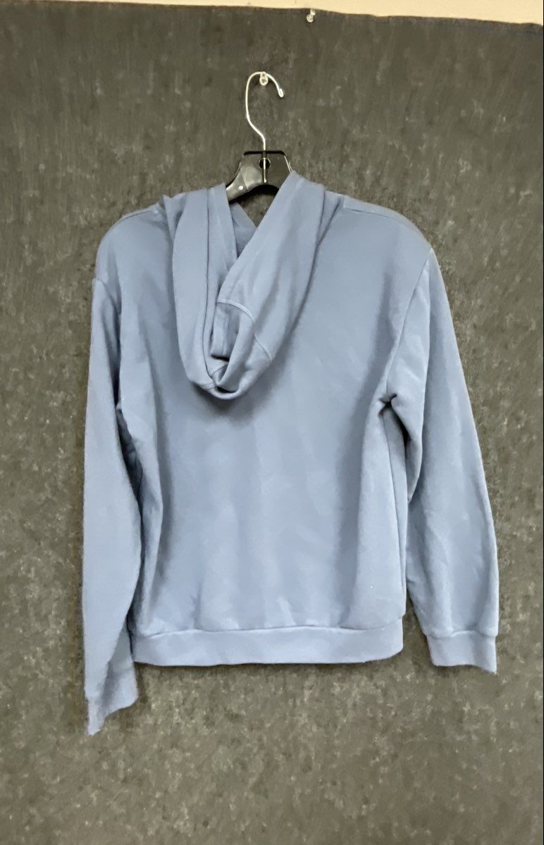 Adidas Youth Kids Light Blue Logo Pullover Hoodie Sweatshirt Size L 14/16