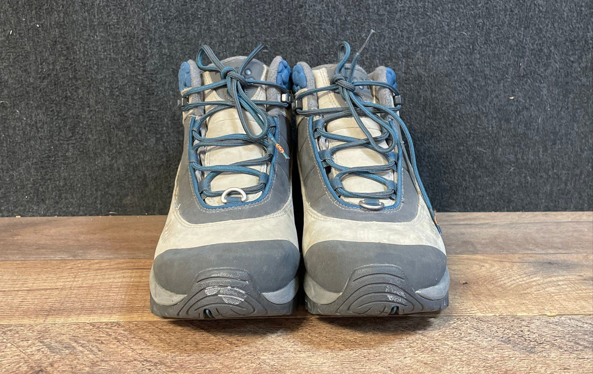 Merrell Arctic Fox 6 Waterproof Smoke Blue Winter Hiking Boots Womens Sz 6.5